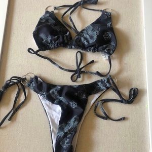 New Sexy Dragon Print String Bikini